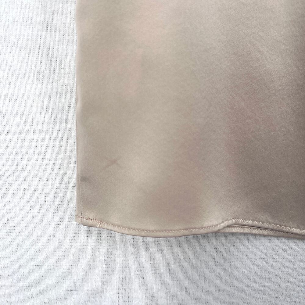 ENZA COSTA Silk Slip Skirt Womens Small 1 Flax Cream Midi Lightweight Luxury NEW - Picture 13 of 16